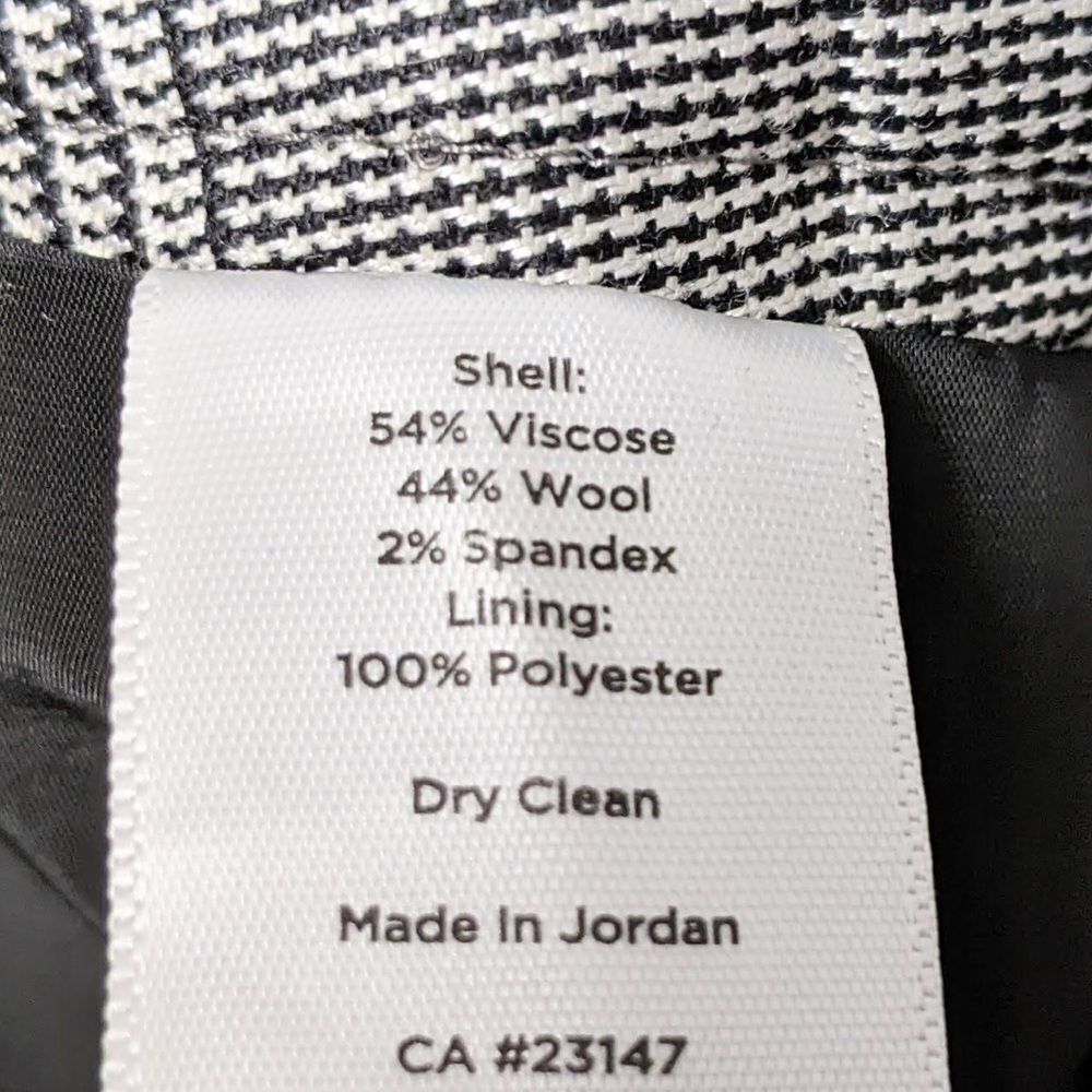 Talbots Houndstooth Wool Blend Signature Trouser … - image 8